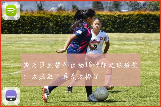 斯万贝里替补出场18秒即进球感受：太疯狂了真是太棒了
